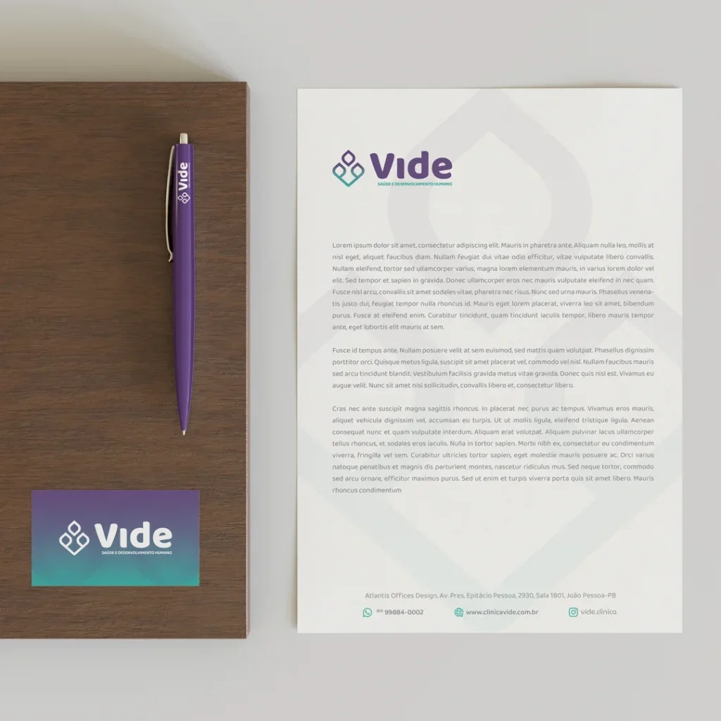 Clínica Vide — aplicação visual 6